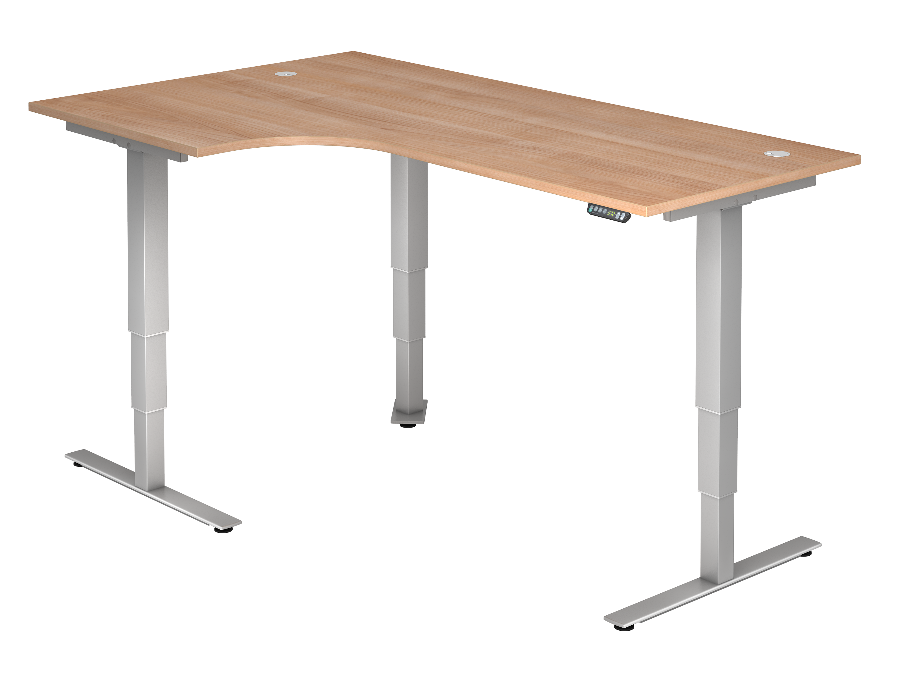 LIGNEA Winkelschreibtisch XDSM82, 200 x 120 cm