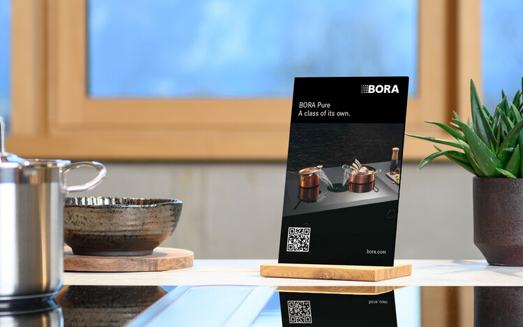 BORA Produktaufsteller Pure