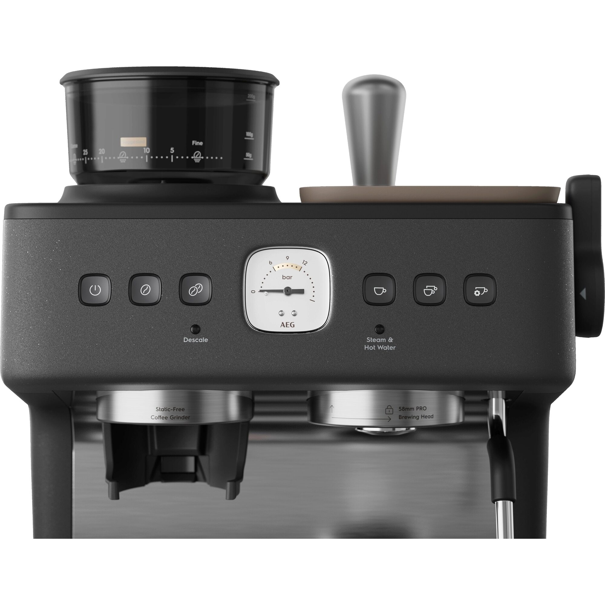 AEG EC8-1-8BP 8000 Espresso Siebträgermaschine