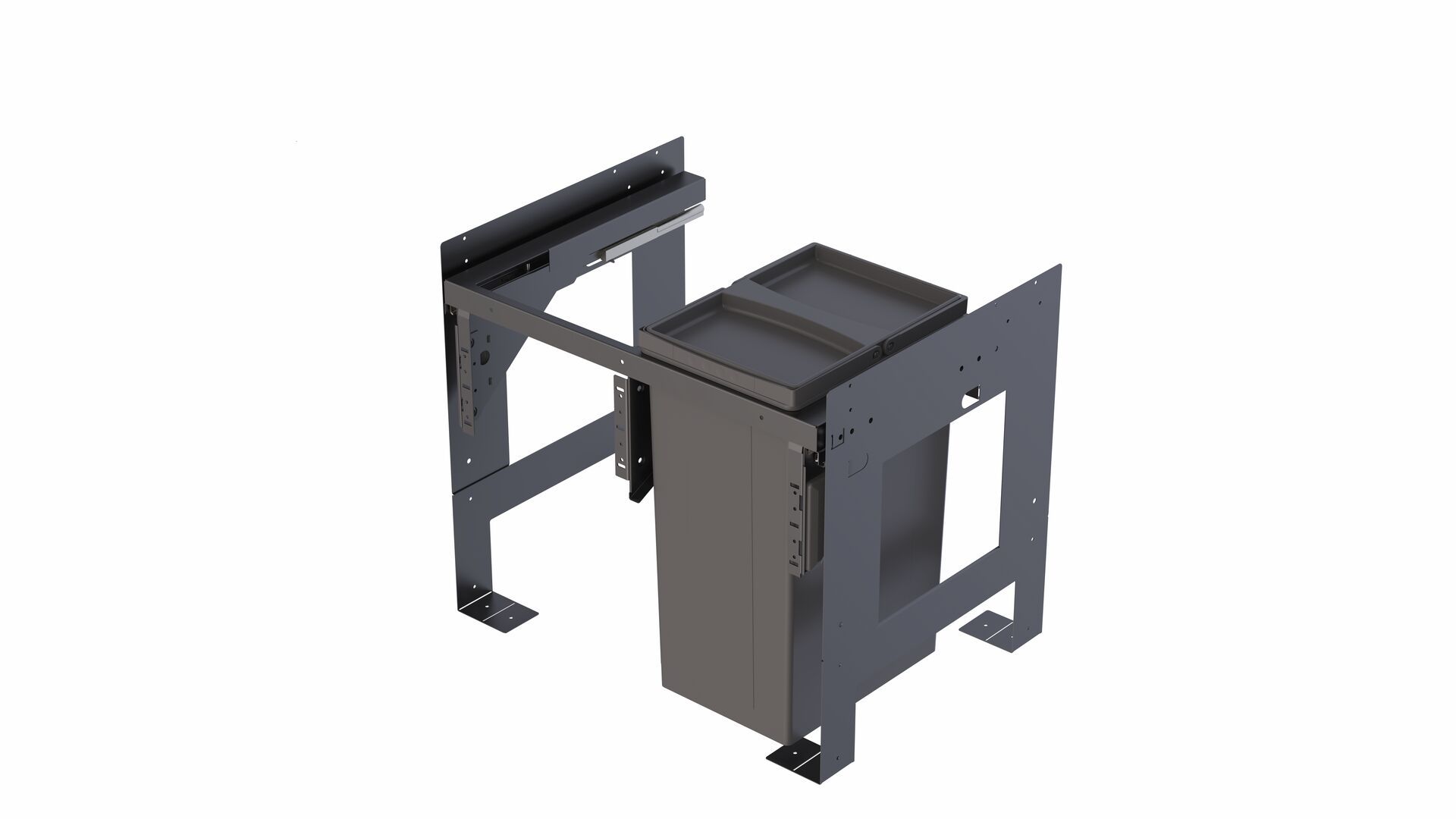 Naber WESCO® Pullboy Soft Fusion 480 K/600-1, Abfallsammelsystem, anthrazit