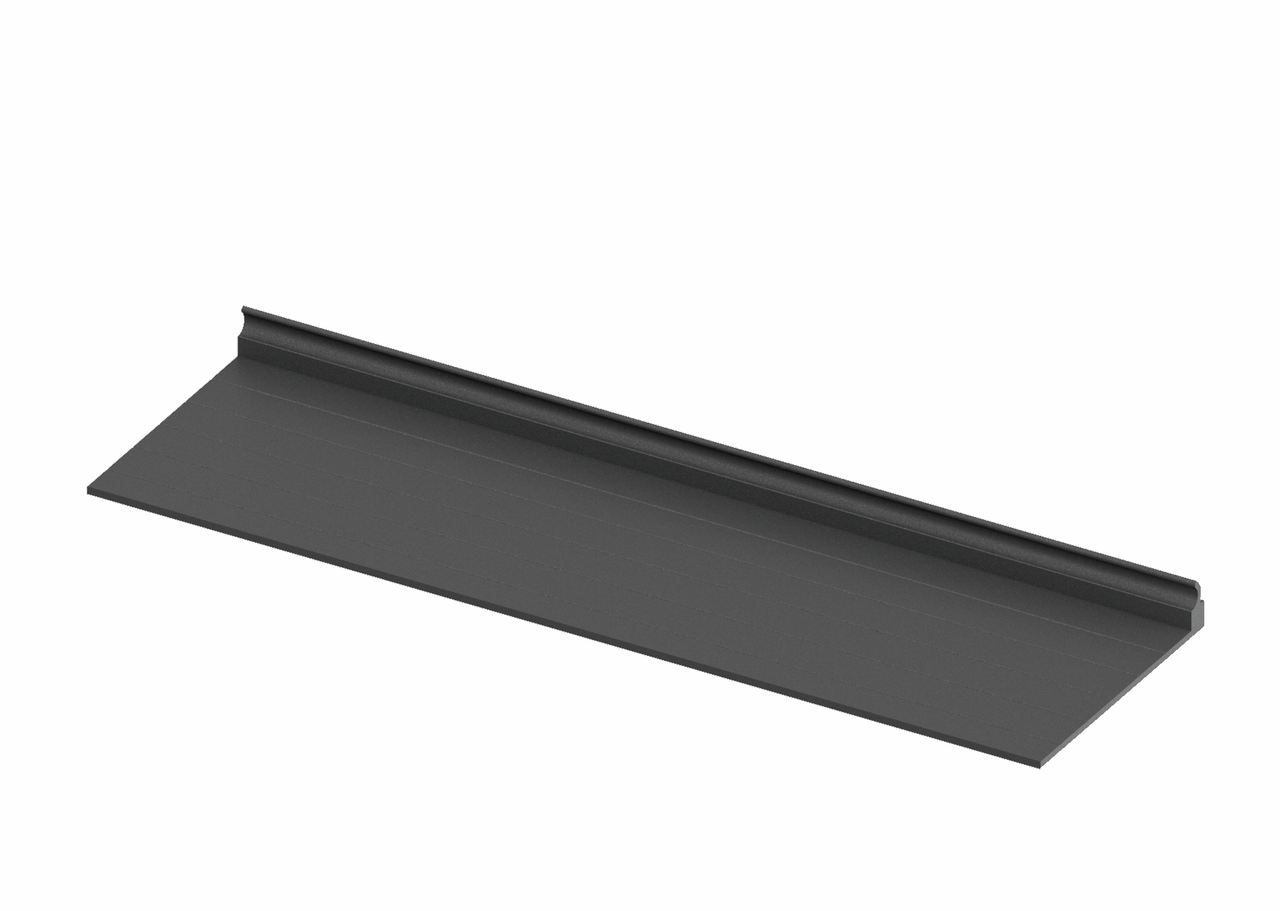 Naber Lucento Universalablage flach, Relingsystem, schwarz