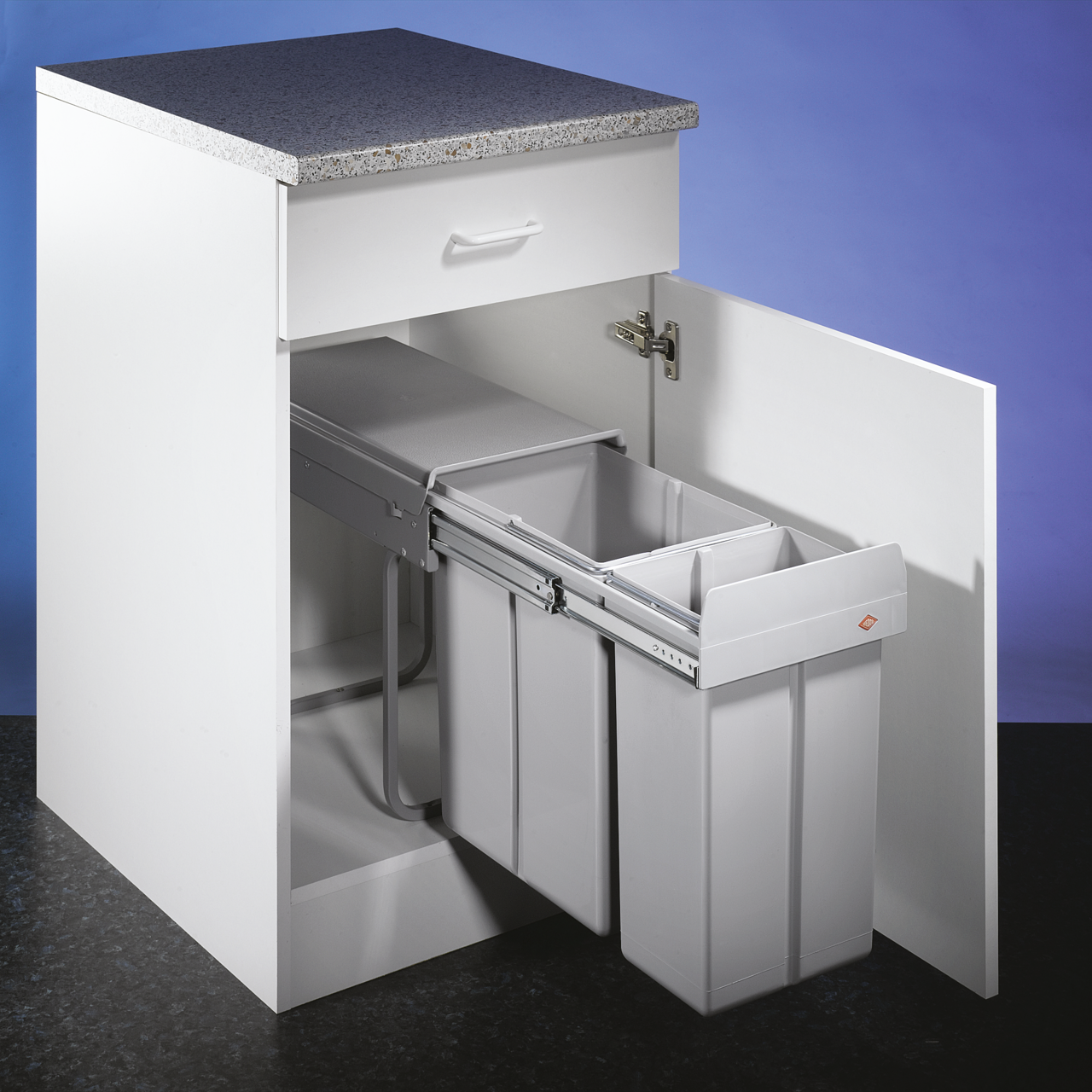 WESCO® Traditionline Double-Boy® 410 S/300-2, alugrau