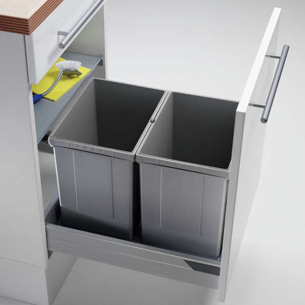 Naber WESCO® Pullboy Vario 320 S/450-2, Abfallsammelsystem, alugrau