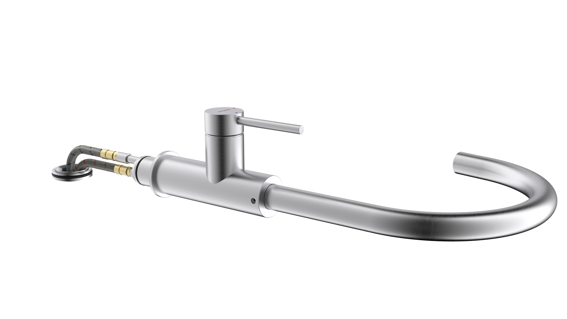 Naber SERVIZIO Namor® 5 Fensterarmatur, Spültischarmatur, Edelstahl, Hochdruck
