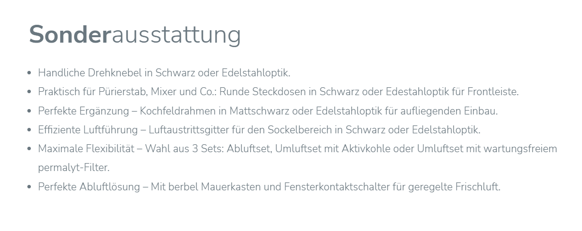 berbel Kochfeldabzug BKA 83 DLA Mattschwarz
