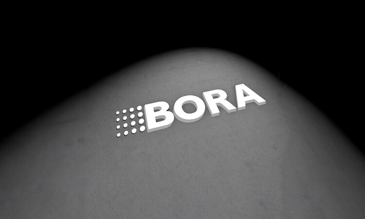 BORA Acryl Logo 3D weiß