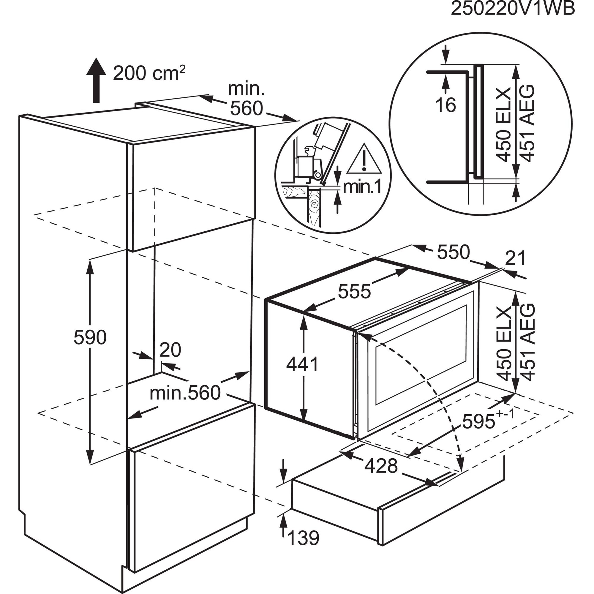 AEG CW6000T Weinlagerschrank