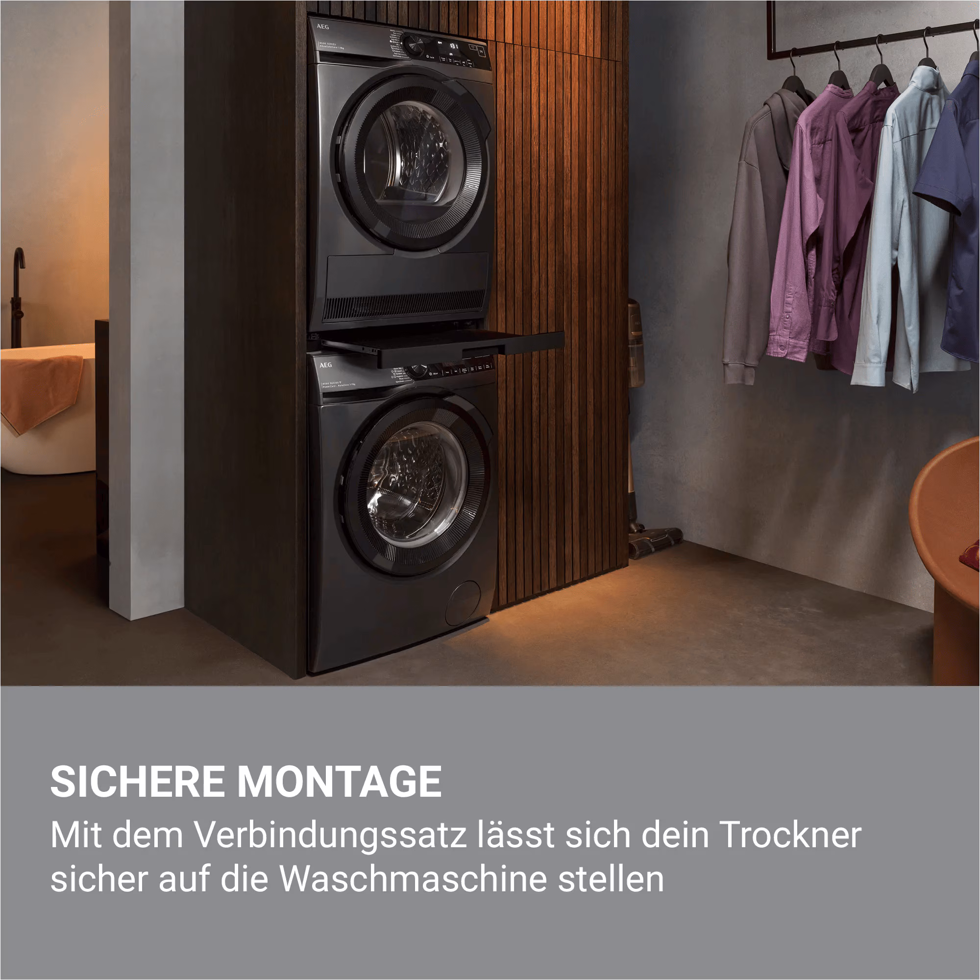 Electrolux N1WYHSK6 Verbindungssatz Wasch-Trockensäule