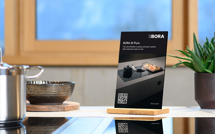 BORA Produktaufsteller M Pure