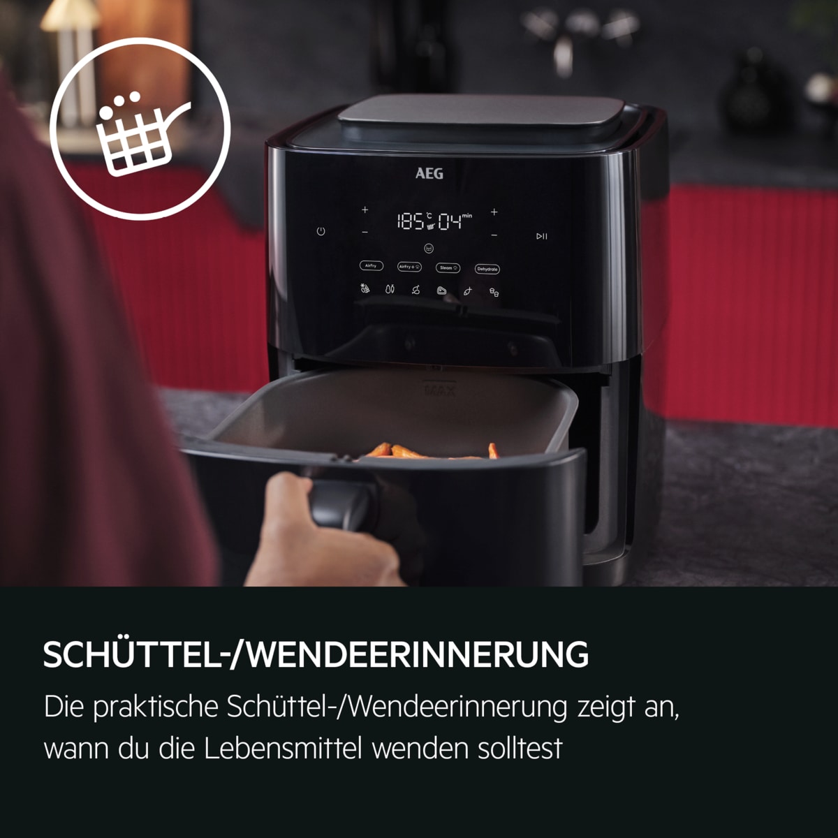 AEG AAF7SB Heissluftfritteuse