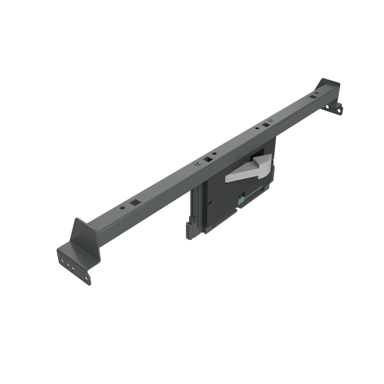 Cox Cick-E® 600, Auswerfer für Frontauszüge, B 600 mm, dunkelgrau/chrom matt