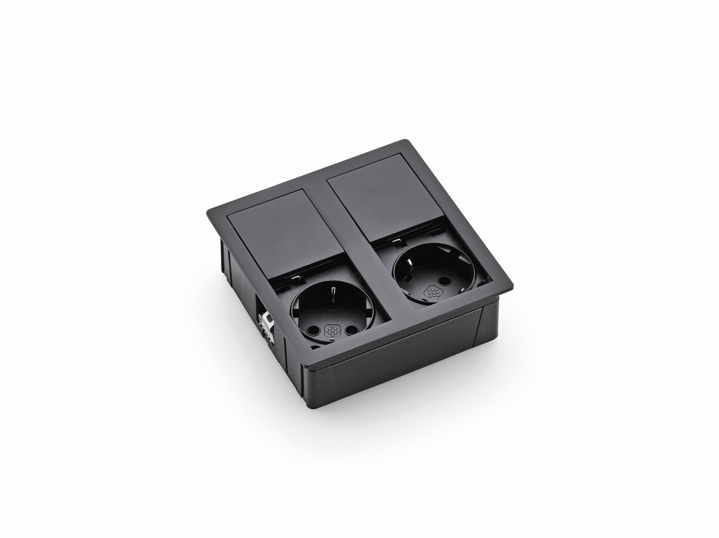 Naber VersaHit Dual , Steckdosenelement, gunmetal