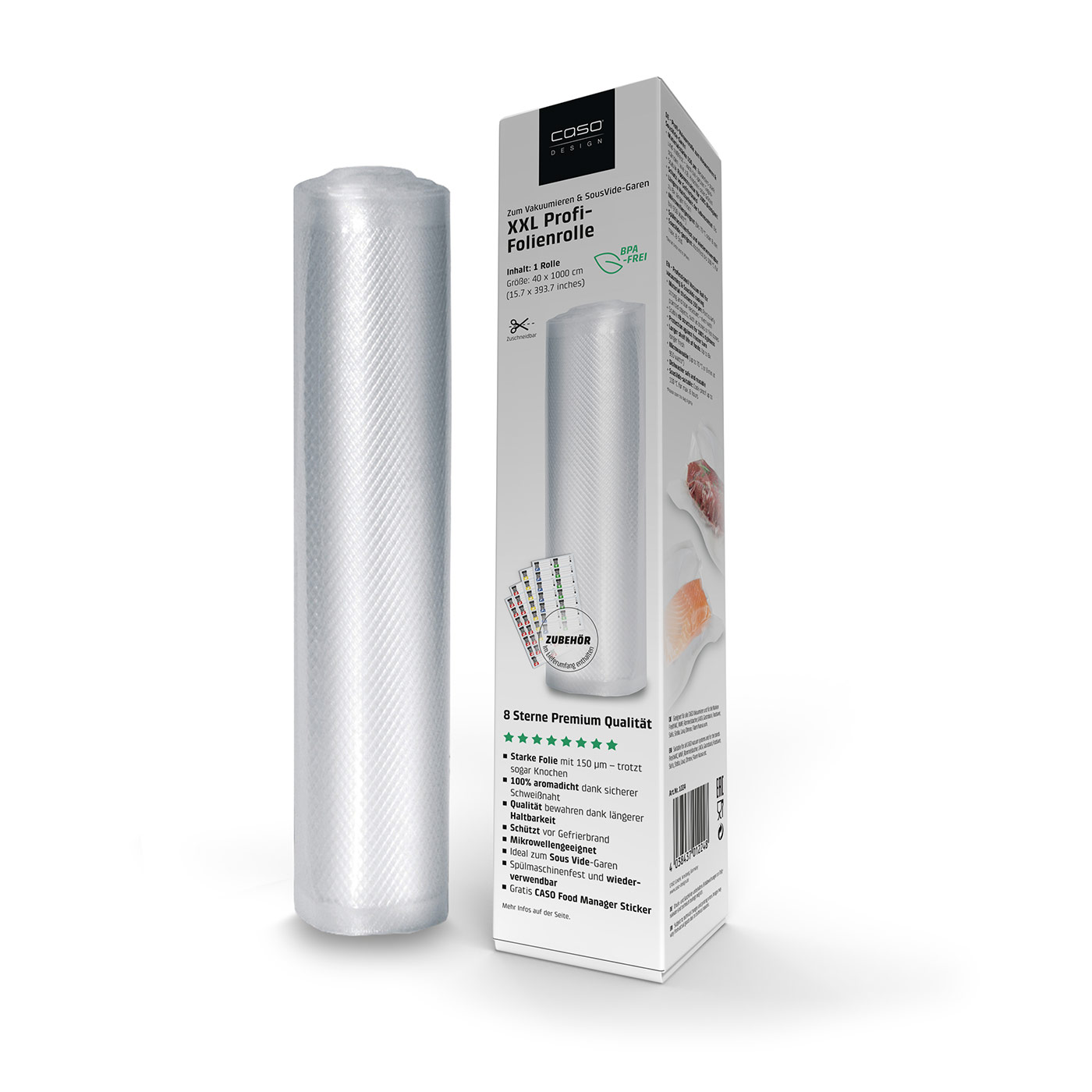 CASO-XXL Profi-Folienrolle 40 x 1000 cm