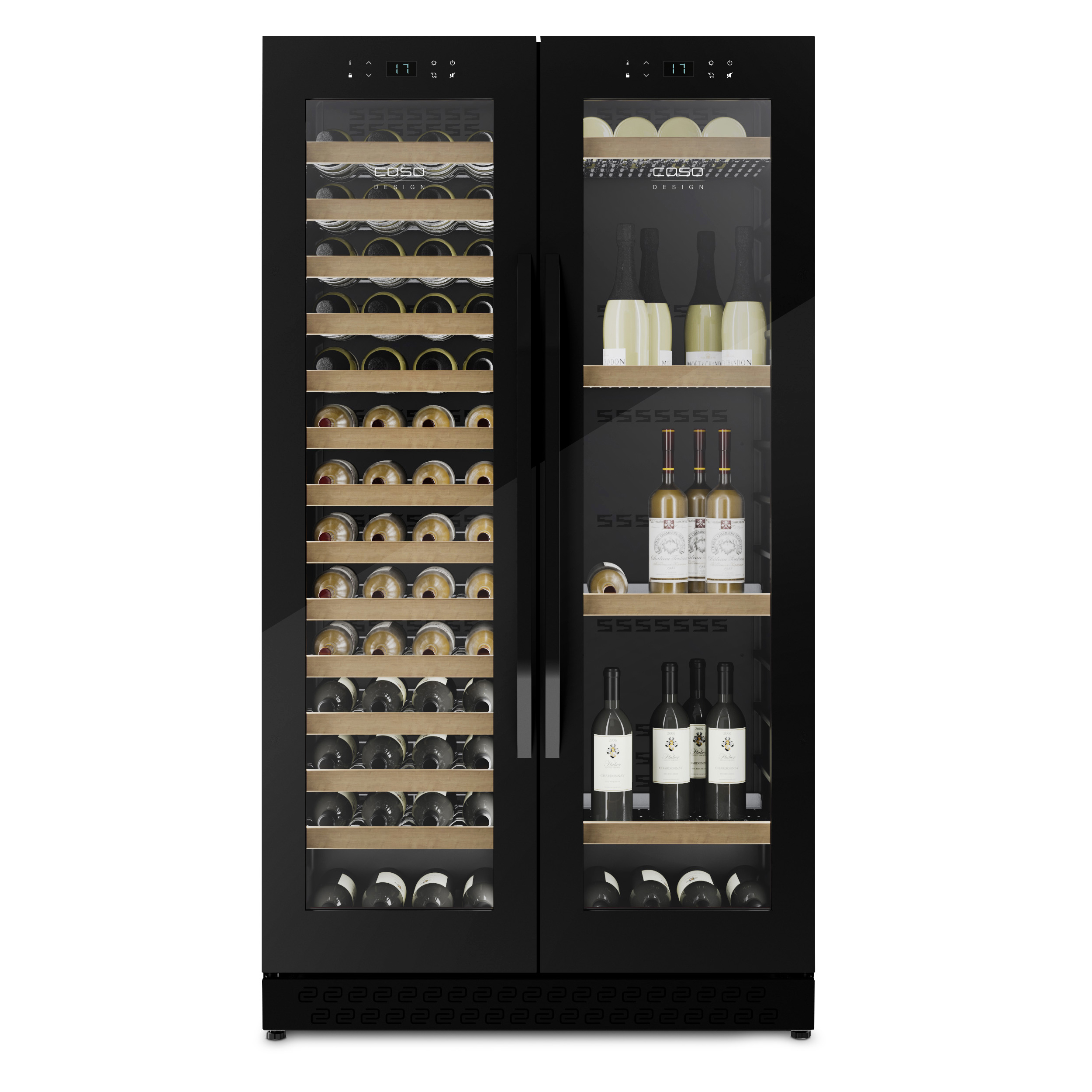 CASO-WineChef Duo 122 Black