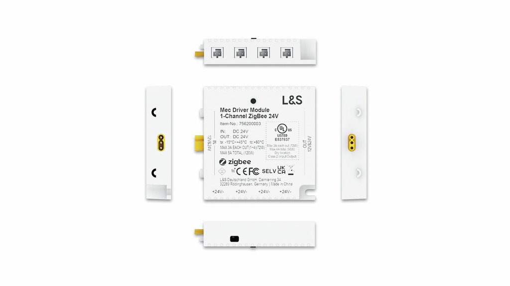 Naber MEC Driver LED 1-Kanal Modul Funk/ZigBee, Zubehör