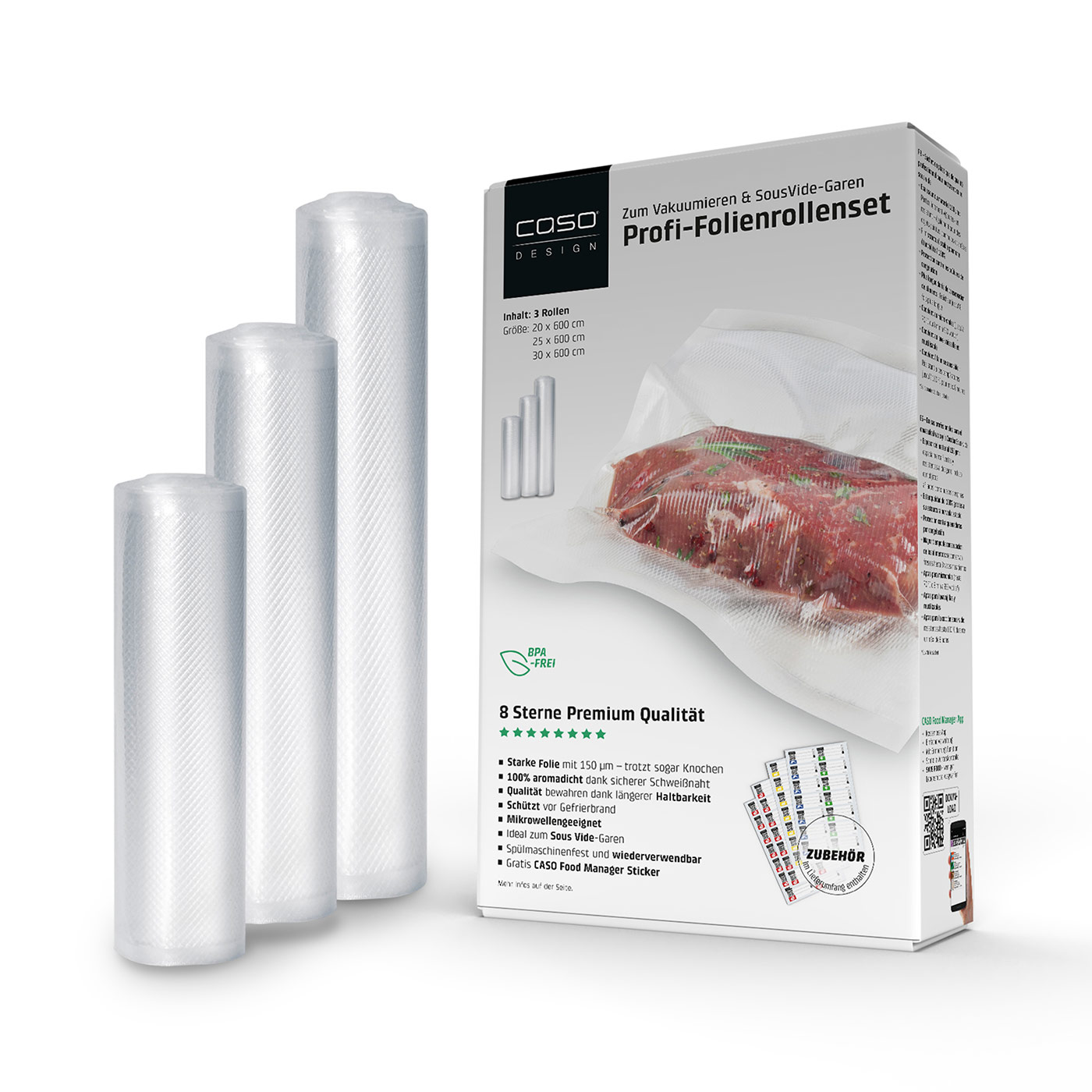 CASO-Profi-Folienrollenset 4