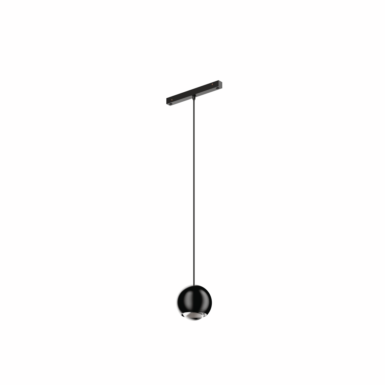 Naber Easytrack Lens, Leuchte, schwarz matt, MEC LED-System kompatibel