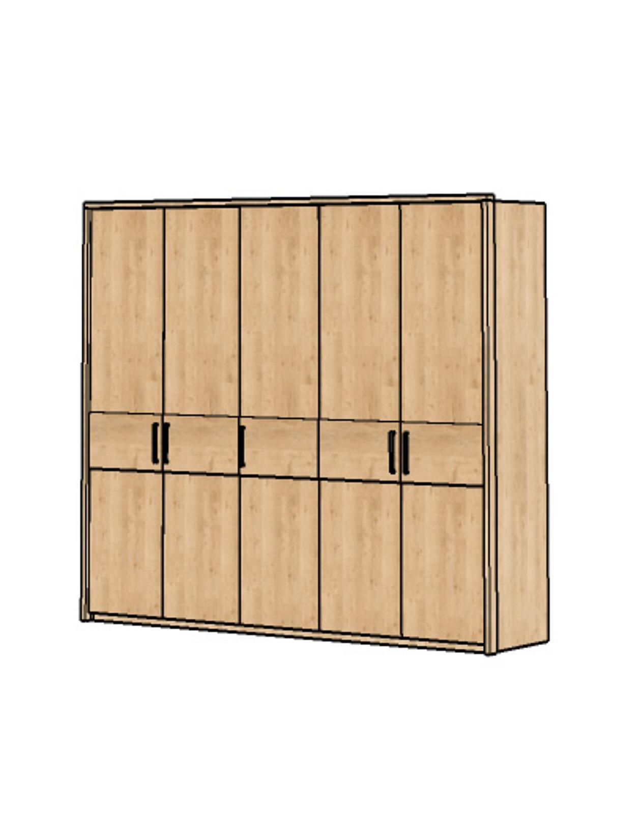 Kleiderschrank Florenz, 5-trg.