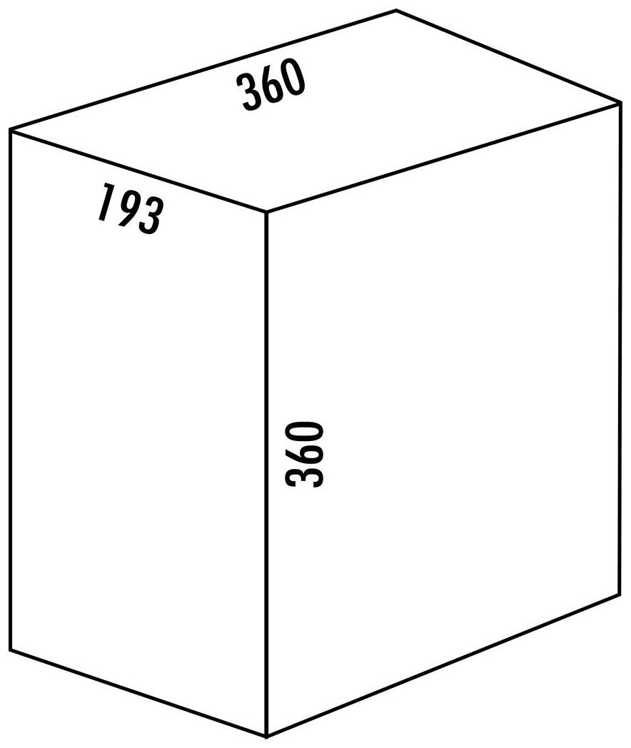 Naber Ersatzbehälter, Einzeleimer, weiß, 19 Liter