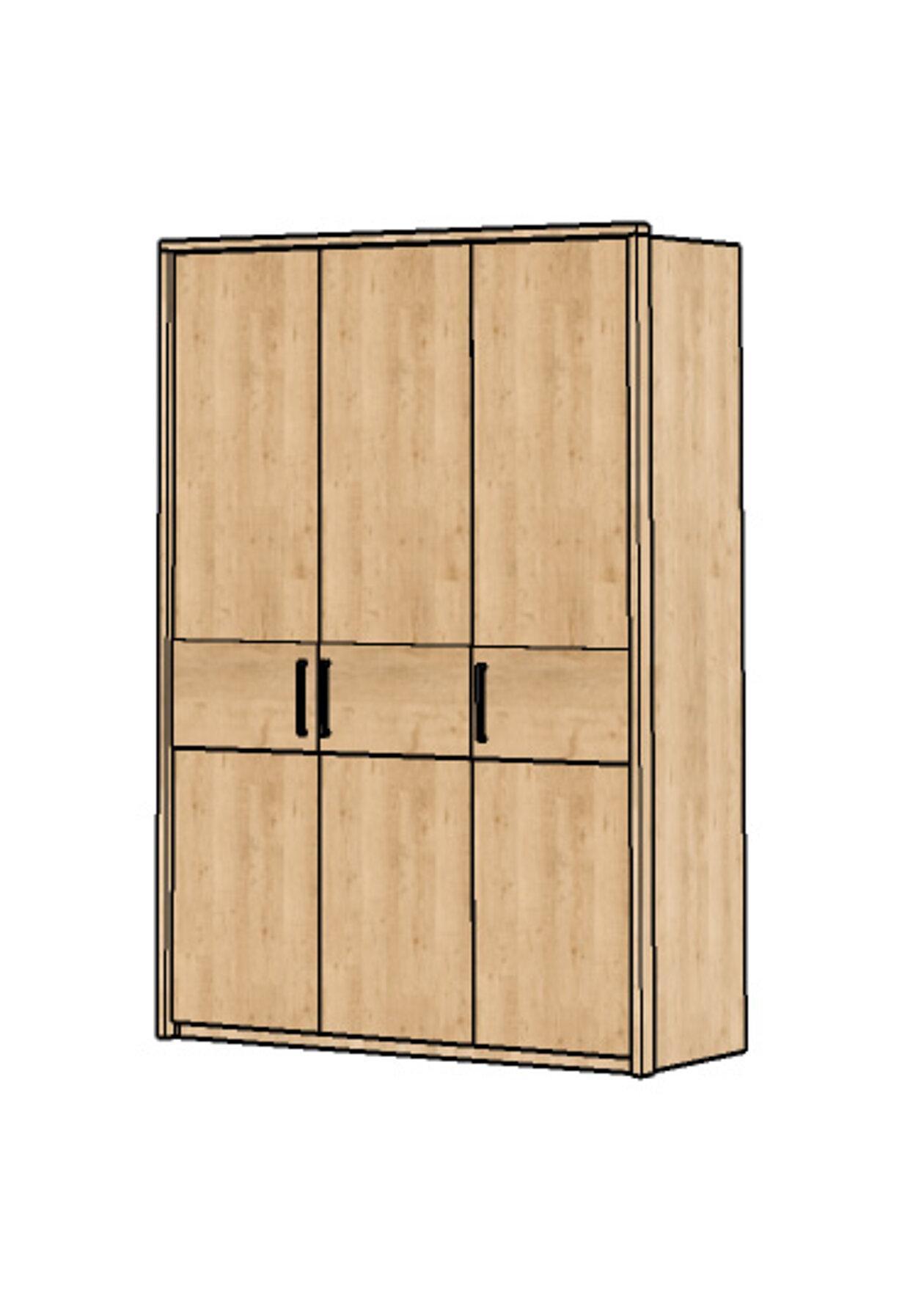 Kleiderschrank Florenz, 3-trg.