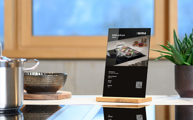 BORA Produktaufsteller BORA Grillpfanne