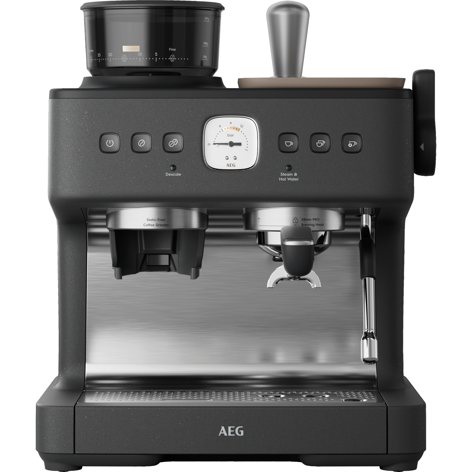 AEG EC8-1-8BP 8000 Espresso Siebträgermaschine