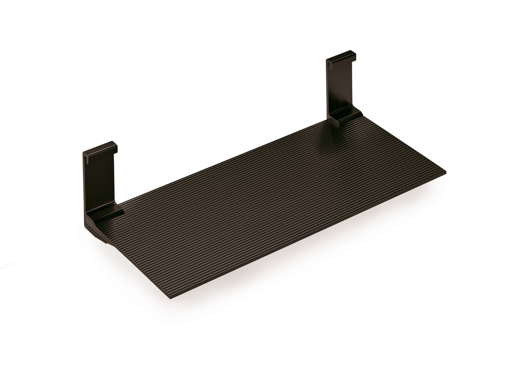 Alto Ablage schmal, Relingsystem, schwarz matt