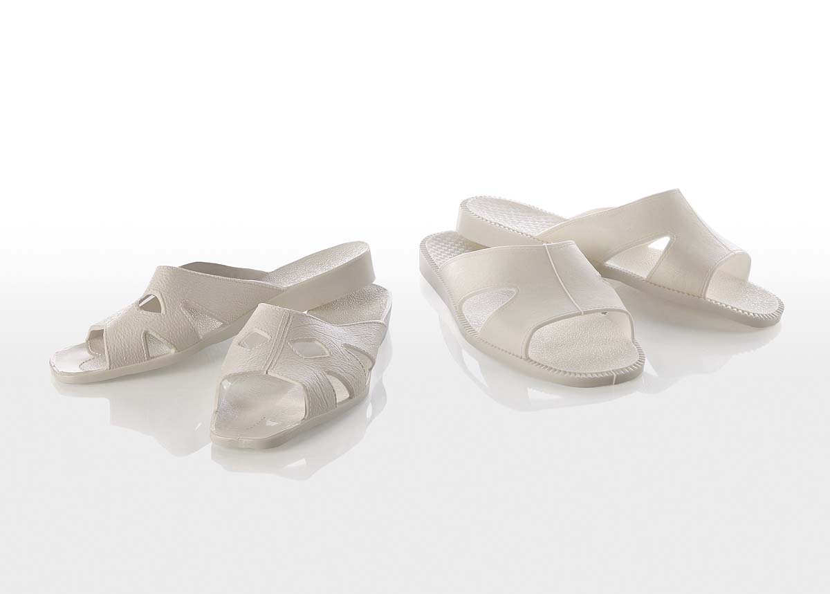 Bade-Sandalen weiß