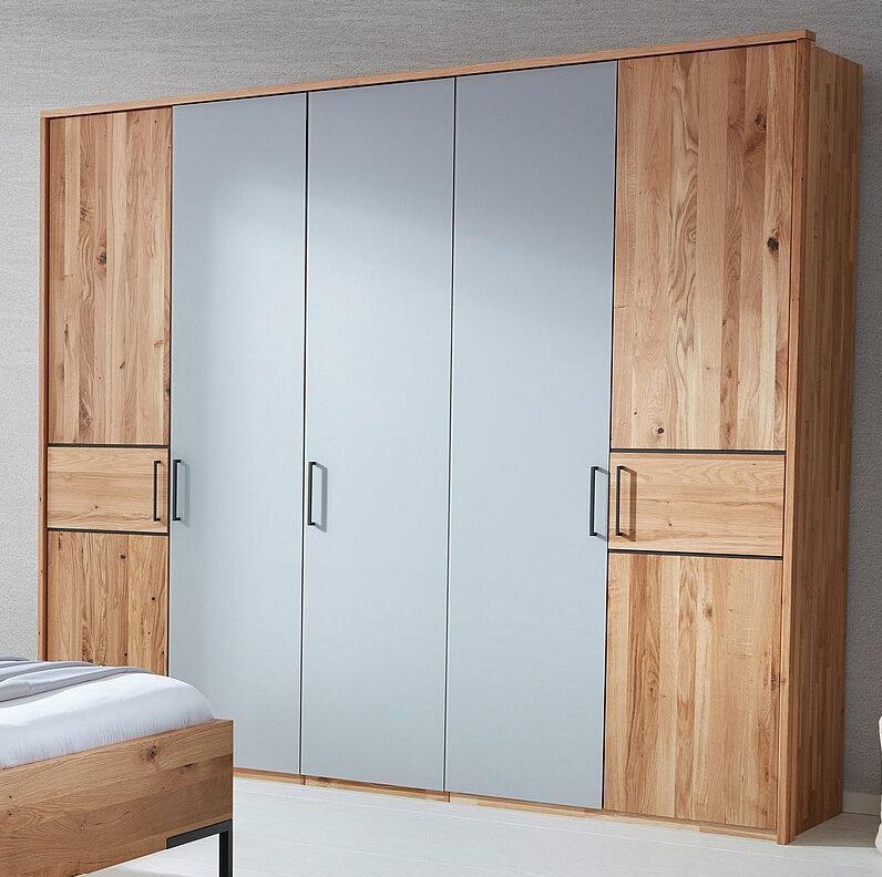 Kleiderschrank Florenz, 5-trg. mit Akzent