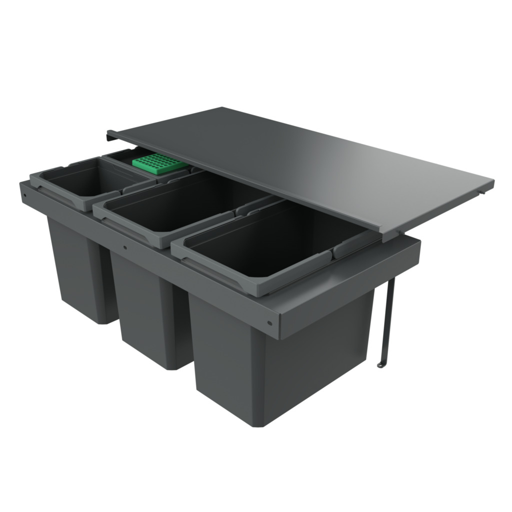 Naber Cox Stand-UP® 350 S/900-4, Abfallsammelsystem