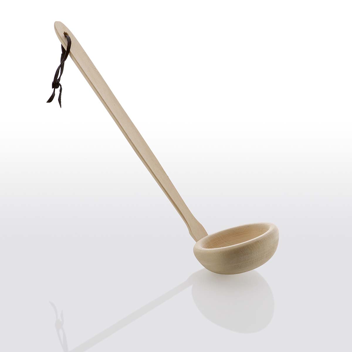 Schöpfkelle Holz gewinkelt, Länge ca. 30 cm