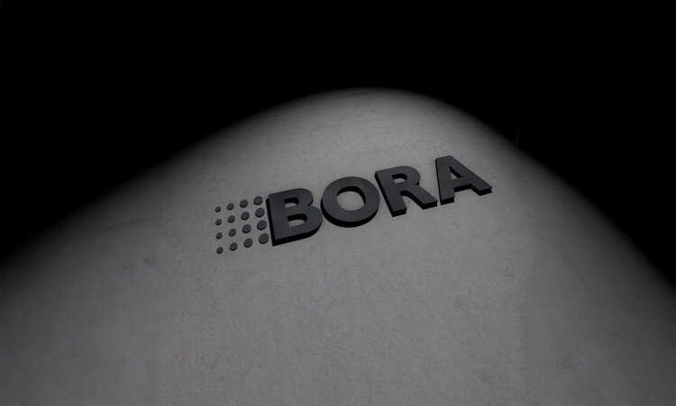 BORA Acryl Logo 3D schwarz