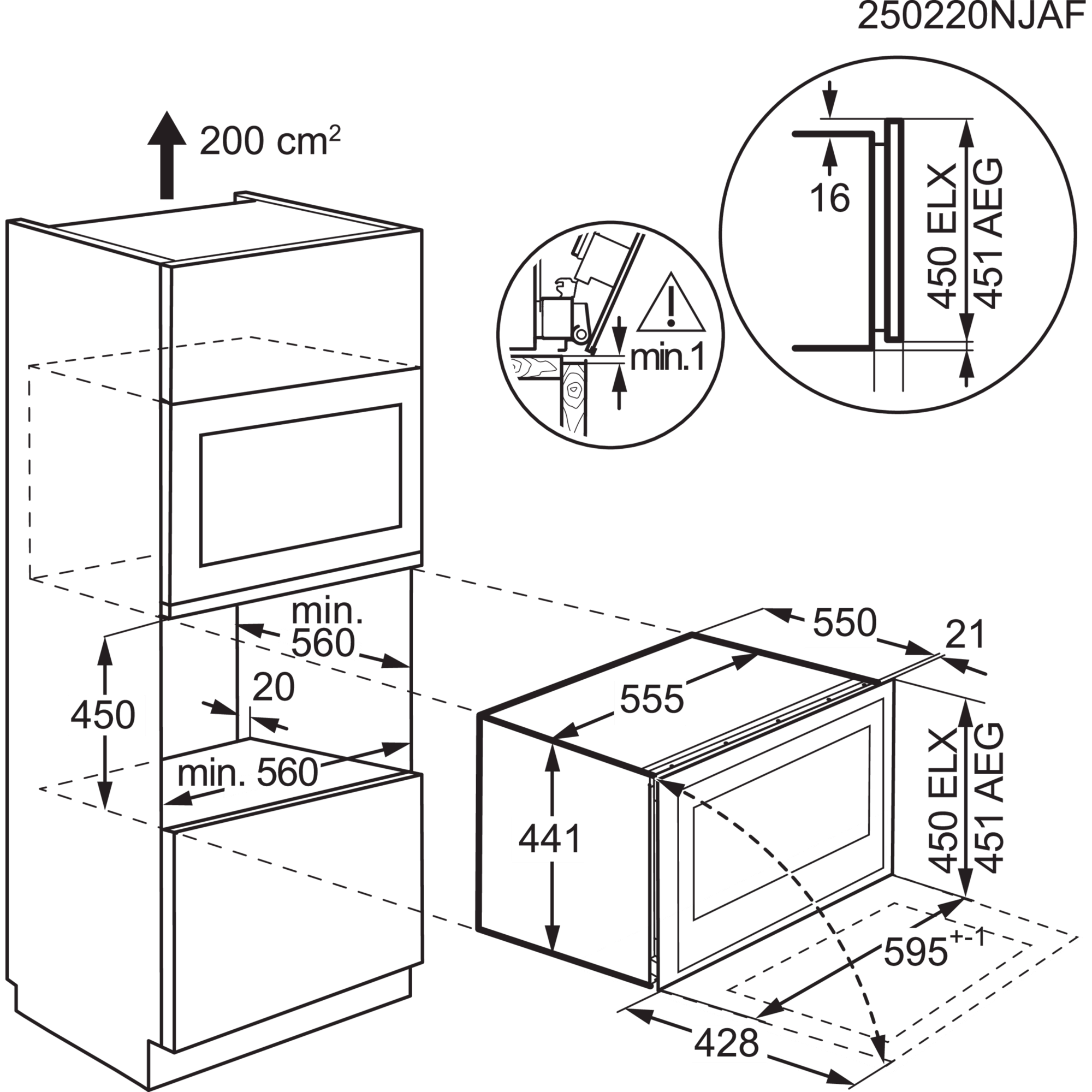 AEG CW6000T Weinlagerschrank
