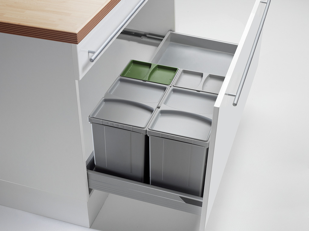 Naber WESCO® Pullboy Vario 300 S/800-4, Abfallsammelsystem, alugrau