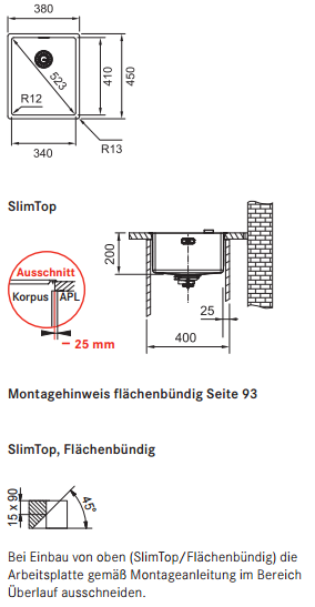 Franke Spüle Box BXX 210/110-34