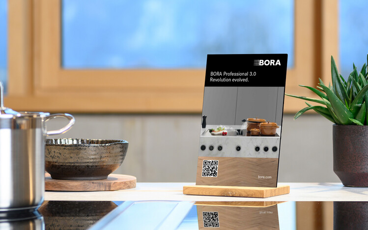 BORA Produktaufsteller Professional 3.0