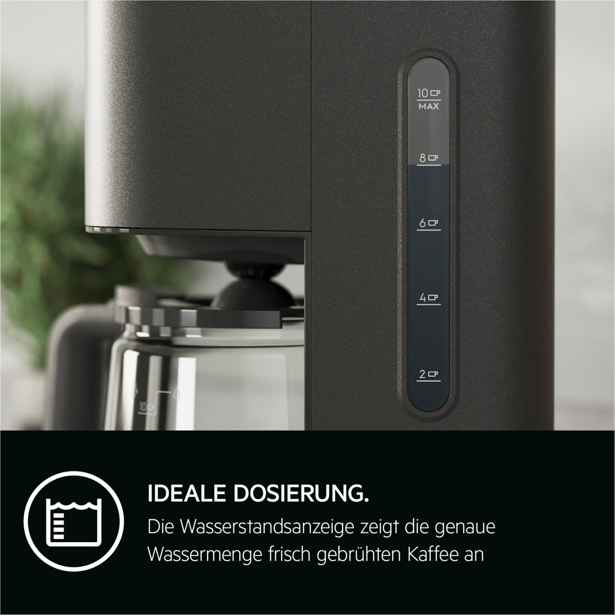 AEG CM5-1-6AN Programmierbare Edelstahl-Kaffeemaschine