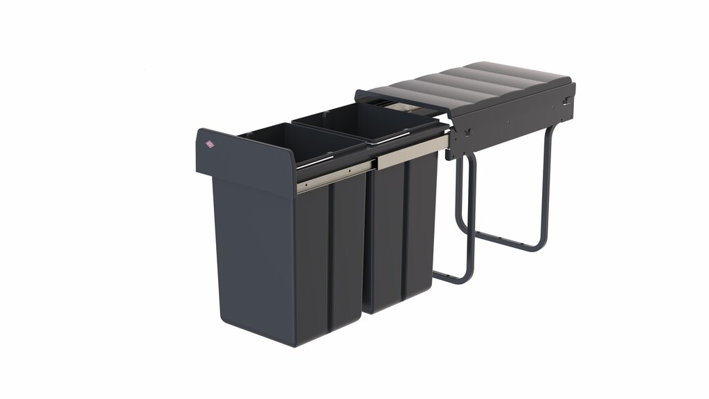 Naber WESCO® Traditionline Double-Boy 410 X/300-2, Abfallsammelsystem,  anthrazit