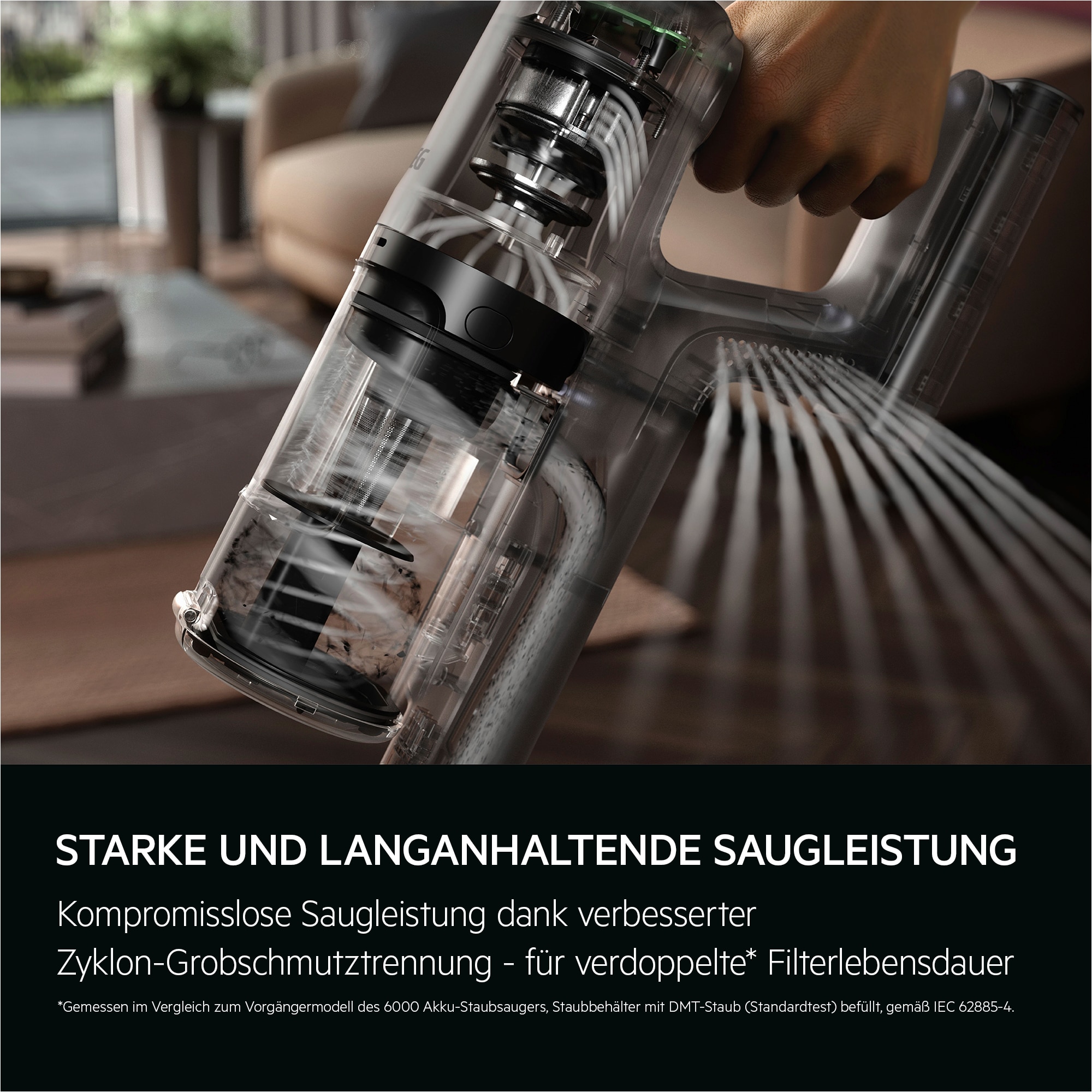 AEG AP61CB21WS 6000 Akku-Staubsauger kabellos