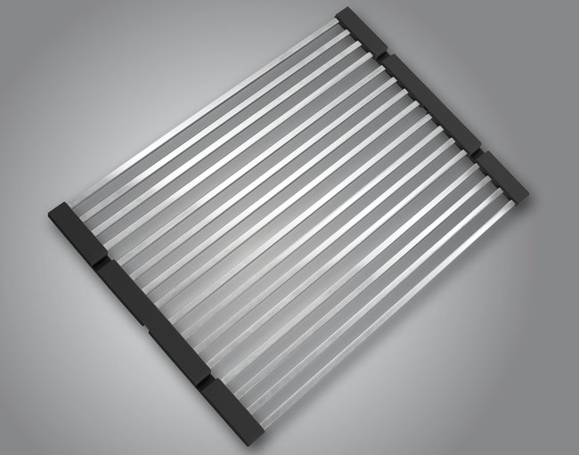 KeraDomo Basic Faltmatte Edelstahl 330 x 450 mm