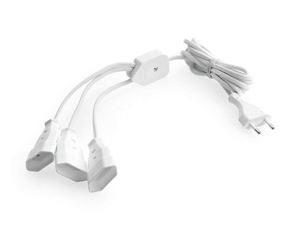 Naber Verteiler 3-fach, Verteiler, weiß