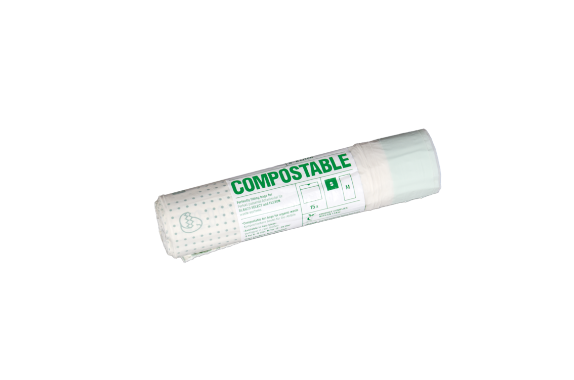 Compostable bin bags S (6-8 Liter)