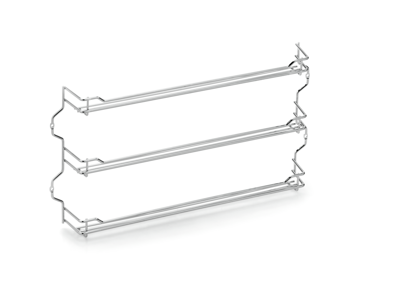 Naber Gewürzbord chrom 4, Gewürzbord, für  3x8 Dosen