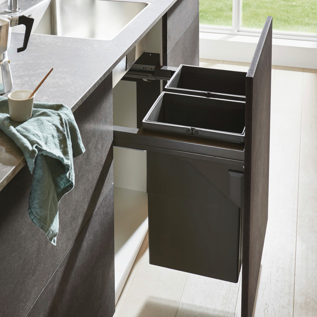 Naber WESCO® Pullboy Soft Comfort 495 K/600-2, Abfallsammelsystem, anthrazit