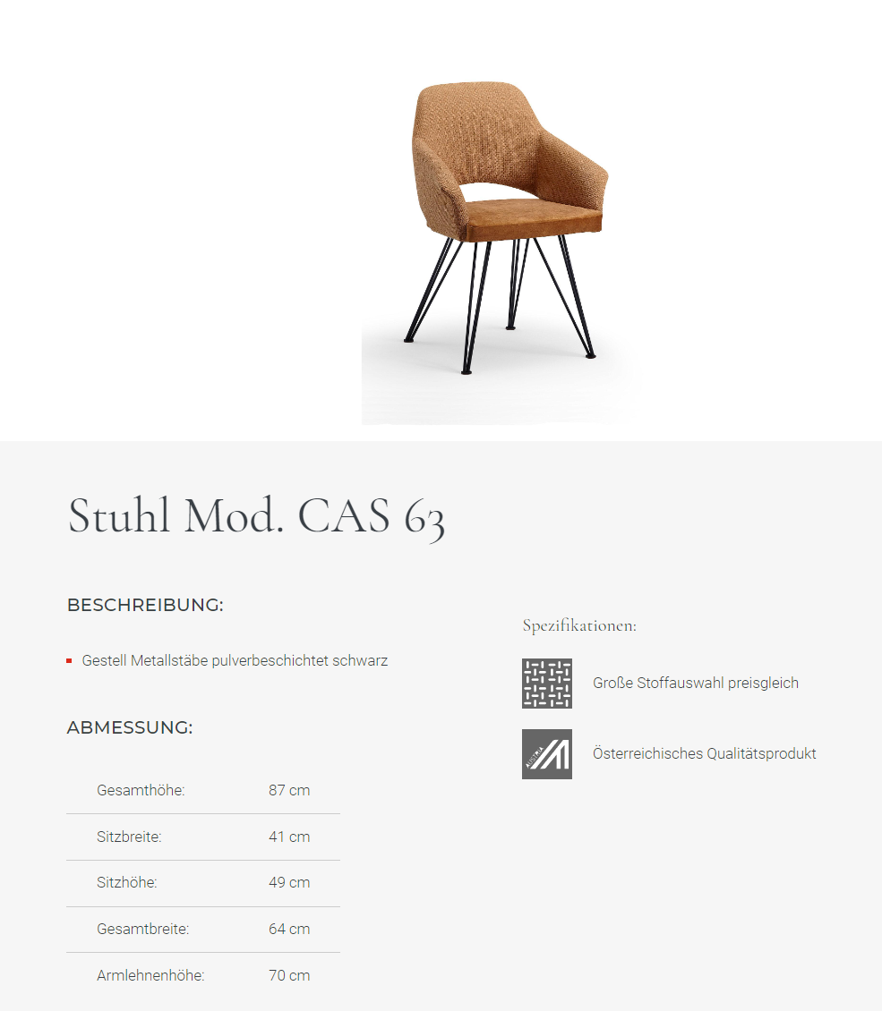 Stuhl Mod. CAS63